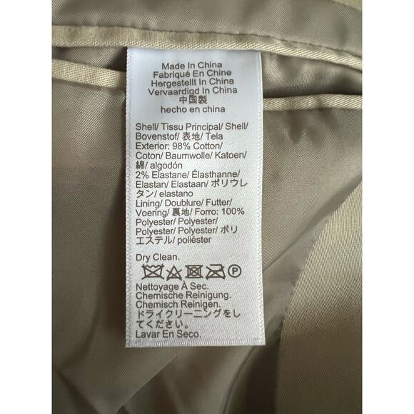 NWT J. Crew Men's Slim-Fit Thompson Performance Suit Jacket Sandy Dune Size 38R - Picture 10 of 14